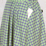 Fustă Allure din stofă de lână multicoloră