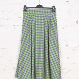 Fustă Allure din stofă de lână multicoloră