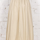 Fustă din bumbac cu talie elastică Niva ivory