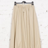 Fustă din bumbac cu talie elastică Niva ivory