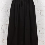 Fustă din bumbac cu talie elastică Niva neagră