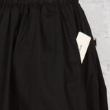 Fustă din bumbac cu talie elastică Niva neagră