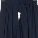 Fustă Allure din in bleumarin închis