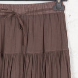 Fustă midi cu volane  Dina gri