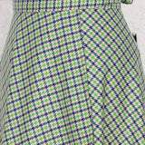 Fustă petrecută Grace din lână multicoloră