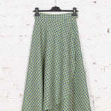 Fustă petrecută Grace din lână multicoloră