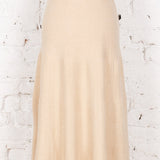 Fustă din tricot Leia bej deschis