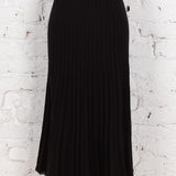 Fustă din tricot plisată Nera neagră
