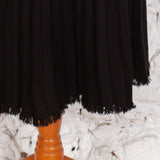 Fustă din tricot plisată Nera neagră