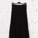 Fustă din tricot plisată Nera neagră