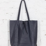 Dark Navy Fiona Leather Bag 