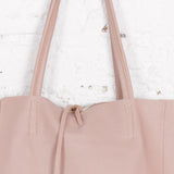 Powder pink Fiona Leather Bag 