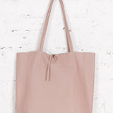 Powder pink Fiona Leather Bag 