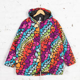 Jachetă matlasată Fancy cu inimioare