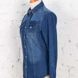 Cămașă din denim Bonnie bleumarin