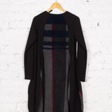 Cardigan-rochie cu lână Muse cu dungi