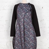 Cardigan-rochie cu lână Muse cu imprimeu paisley