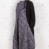 Cardigan-rochie cu lână Muse cu imprimeu paisley