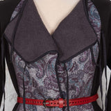 Cardigan-rochie cu lână Muse cu imprimeu paisley