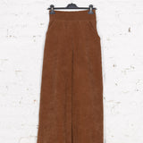 Pantaloni Betsy din reiat maro