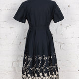 Rochie cămașă din bumbac Felda bleumarin