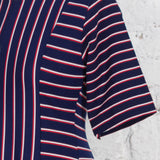 Rochie din jerse Ellea bleumarin cu dungi