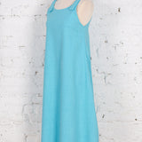 Sarafan midi Color Bloom din in bleu