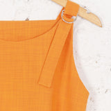 Sarafan midi Color Bloom din in oranj