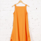 Sarafan midi Color Bloom din in oranj