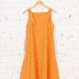 Sarafan midi Color Bloom din in oranj