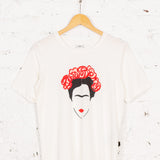 Tricou cu imprimeu Frida Kahlo