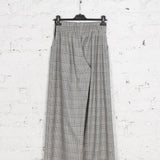 Pantaloni Betsy din bumbac imprimeu pepit