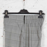 Pantaloni Betsy din bumbac imprimeu pepit