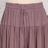 Pantaloni largi palazzo Regan gri