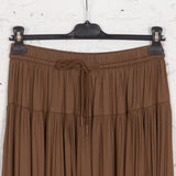 Pantaloni largi palazzo Regan maro