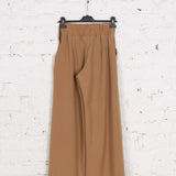 Pantaloni Betsy din vascoză bej