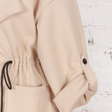 Pardesiu oversized Sunday crem