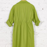 Pardesiu oversized Sunday verde fistic