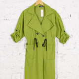 Pardesiu oversized Sunday verde fistic