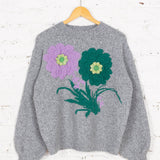 Pulover tricotat Melia gri