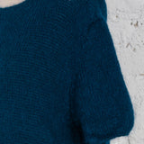 Teal Essence mohair sweater