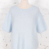 Pulover cu mohair Essence bleu