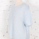 Pulover cu mohair Essence bleu