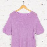 Pulover cu mohair Essence lila