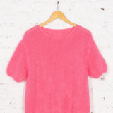 Pulover cu mohair Essence roz