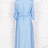 Rochie cămașă Athea din vâscoză bleu