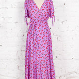 Faith Purple Cherry Long Party Dress