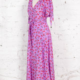 Faith Purple Cherry Long Party Dress