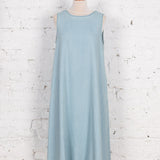 Rochie lungă fără mâneci Denise din denim