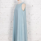 Rochie lungă fără mâneci Denise din denim